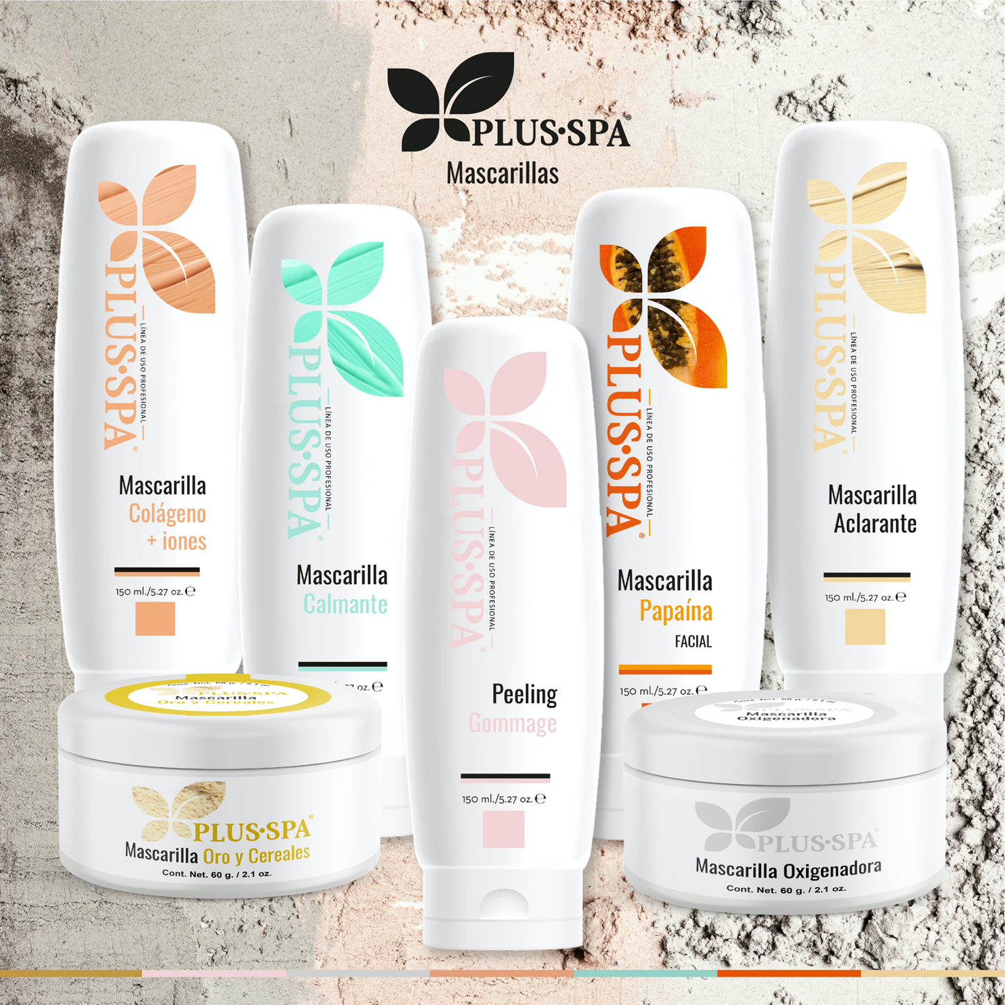 PLUS•SPA | Mascarilla Facial Oxigenadora - 60g