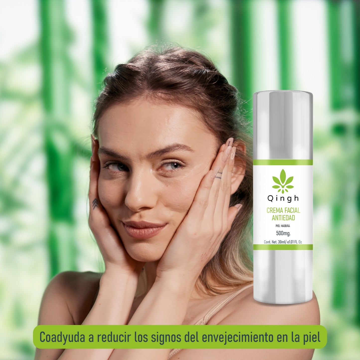 QINGH | Crema Facial Antiedad - 30ml