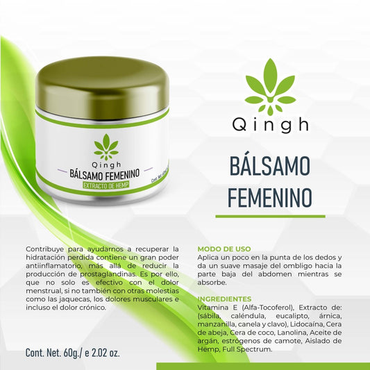 QINGH | Bálsamo femenino - 60mg