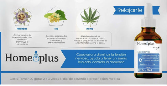 HOMEOPLUS | Gotas Relajante - 30ml
