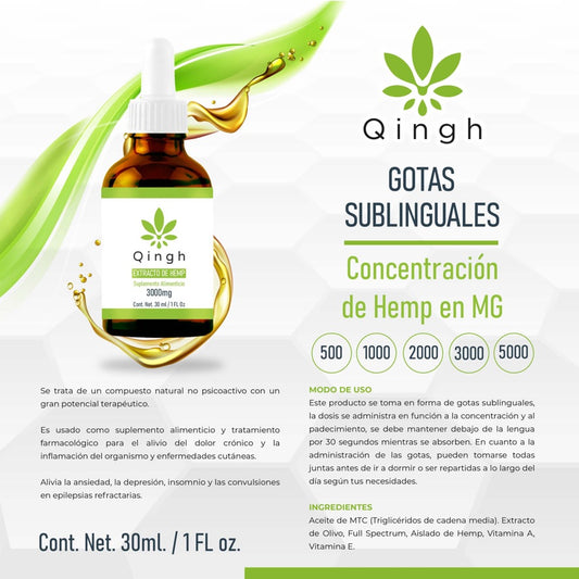 QINGH | Gotas Sublinguales de extractos herbales 30ml