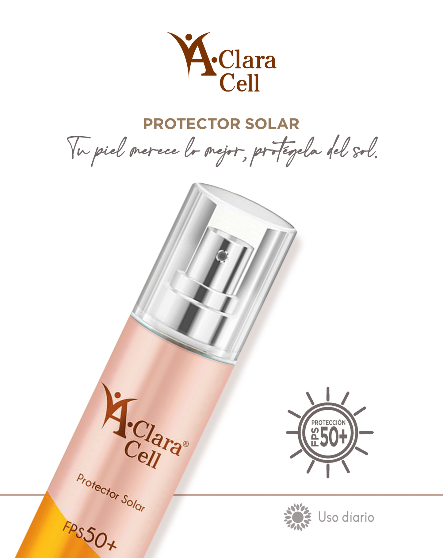 ACLARACELL | Protector Solar FPS 50+ / 50ml