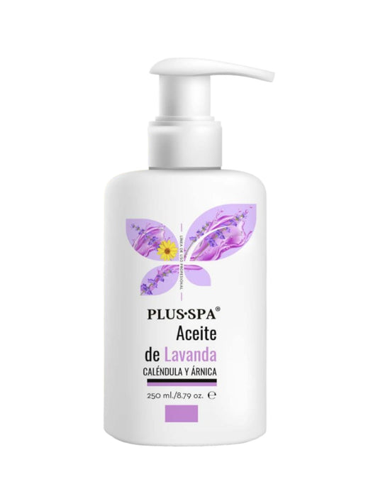 PLUS•SPA | Aceite de Lavanda, Caléndula y Árnica Corporal - 250ml