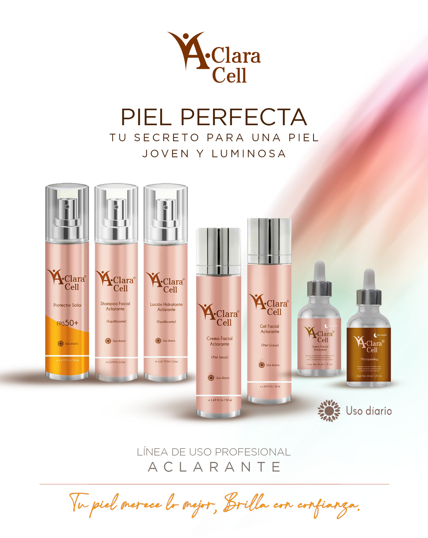 ACLARACELL | Crema Facial Aclarante -125ml