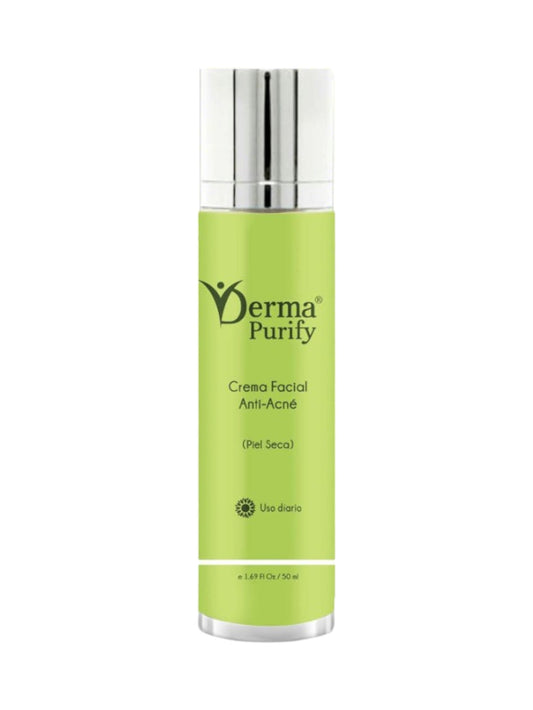 DERMA® PURIFY | Crema Facial Anti-Acné (Piel Seca Uso Diario) - 50ml