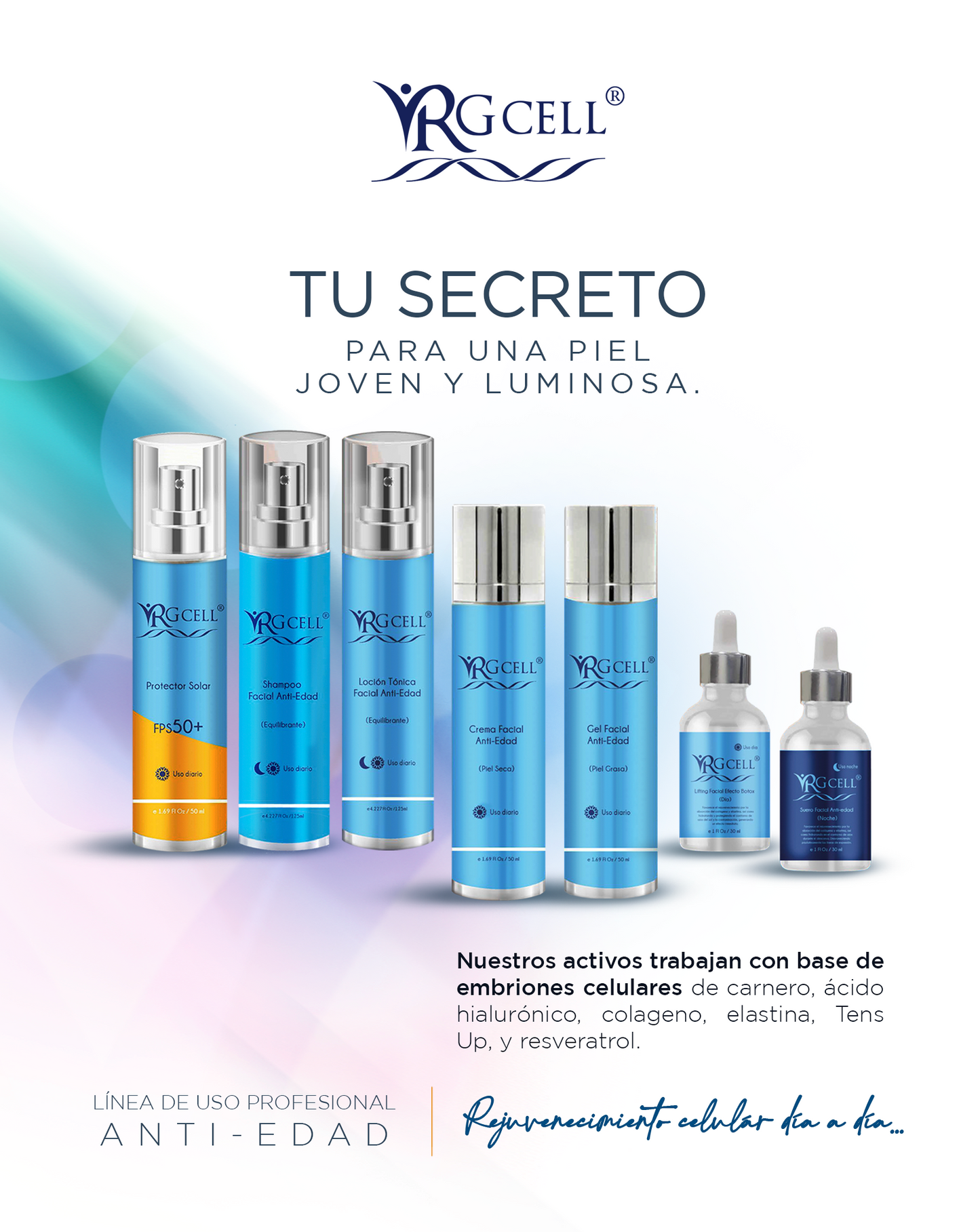 RGCELL® | Suero Facial Antiedad -30ml