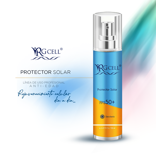 RGCELL® | Protector Solar Antiedad FPS50+ / 50ml
