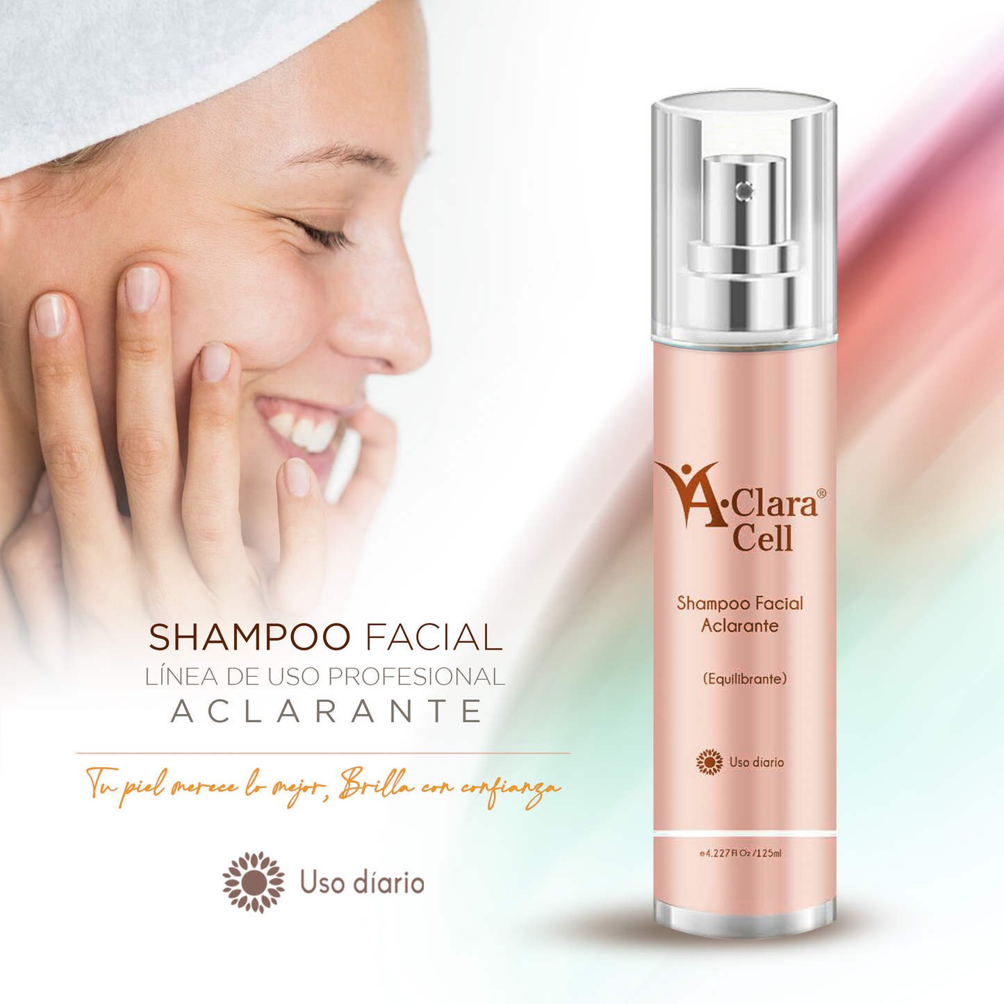 ACLARACELL | Shampoo Facial Aclarante (Equilibrante) -125ml