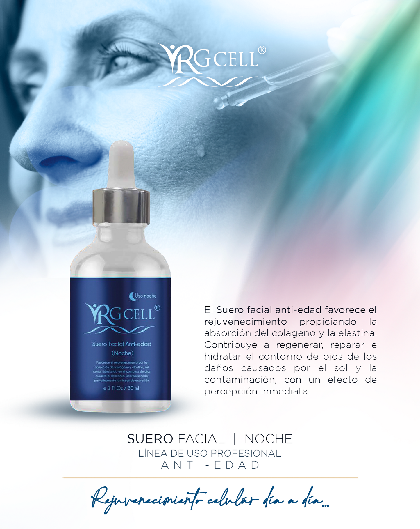 RGCELL® | Suero Facial Antiedad -30ml