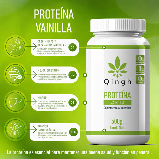 QINGH | Proteína - Chocolate y Vainilla -250gr