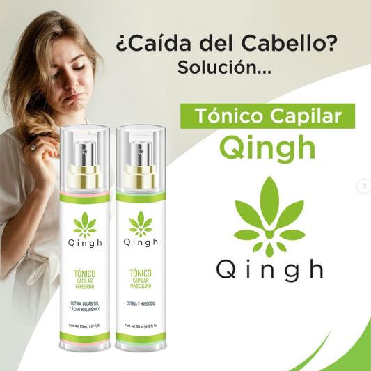 QINGH | Tónico Capilar Masculino y Femenino -125ml