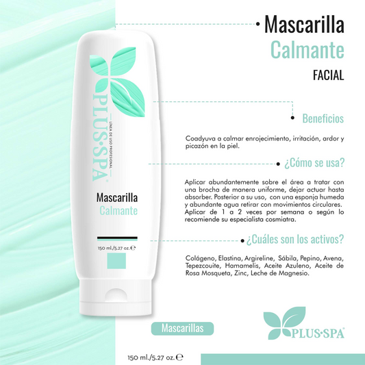 PLUS•SPA | Mascarilla Calmante Facial - 150ml