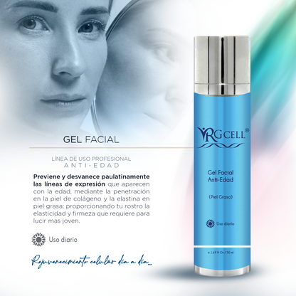 RGCELL® | Gel facial antiedad (Piel Grasa) -50ml