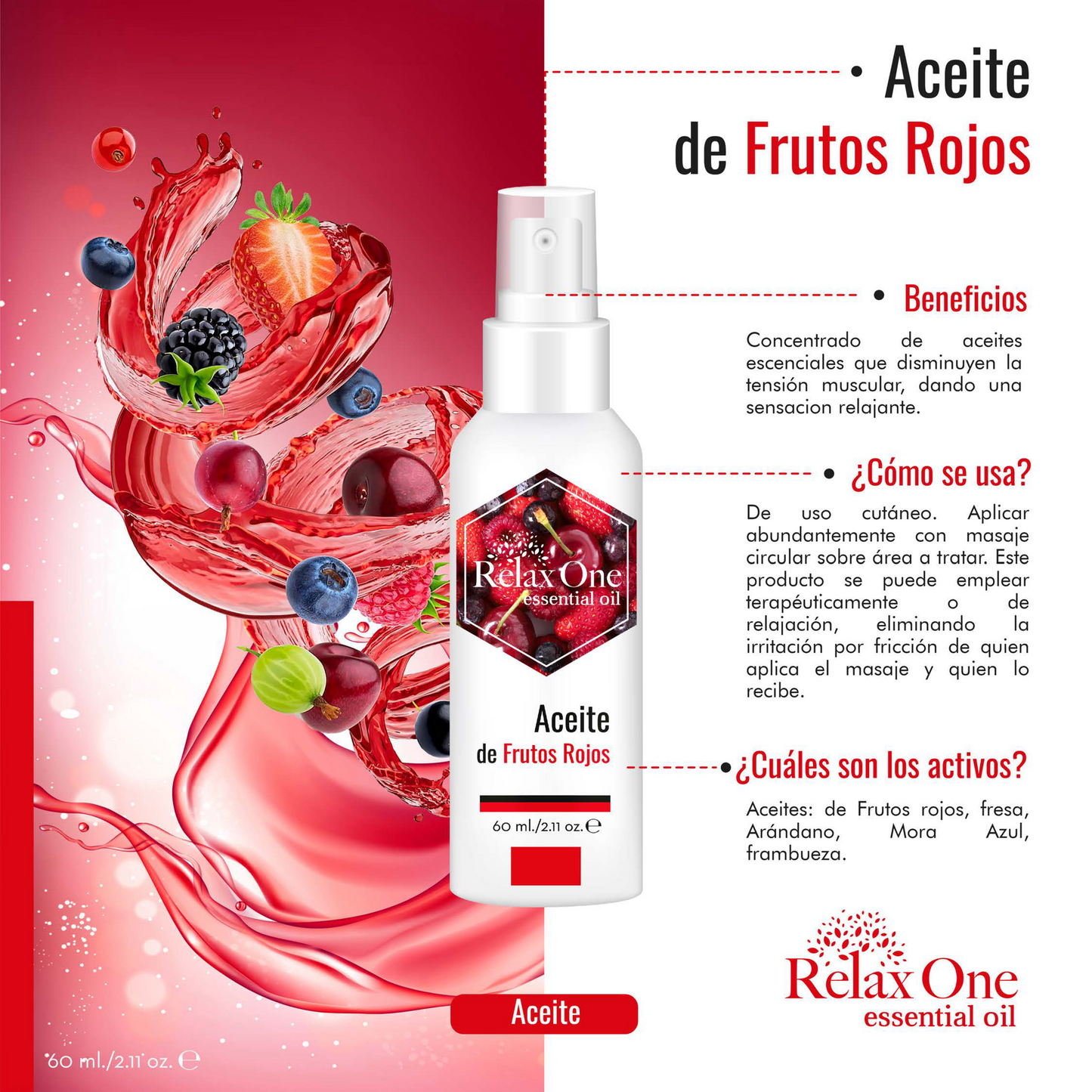 Aceite de Frutos Rojos Relax One