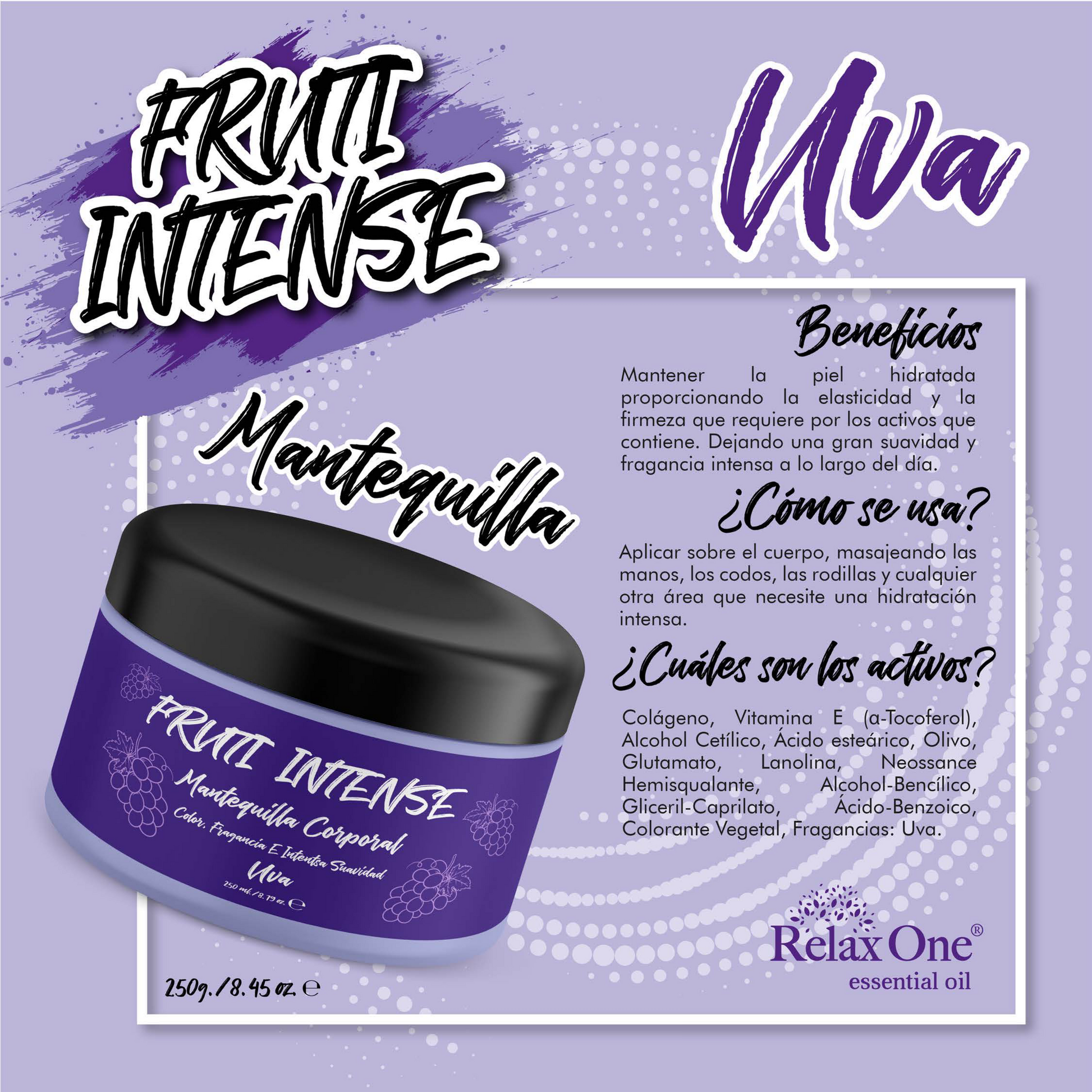 Mantequilla Corporal Fruti Intense - Uva