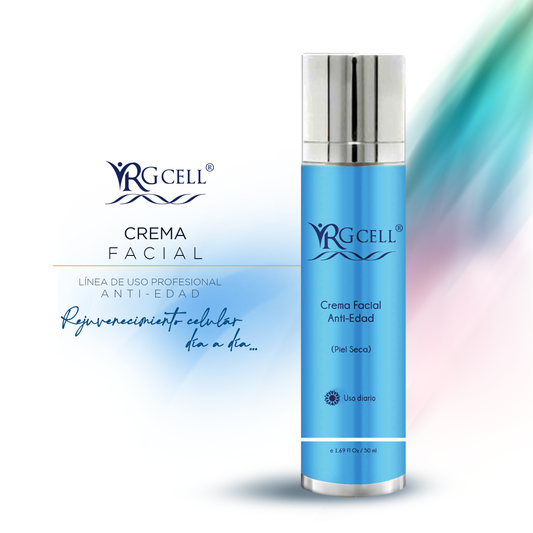 RGCELL® | Crema Facial Antiedad  (Piel Seca) -50ml