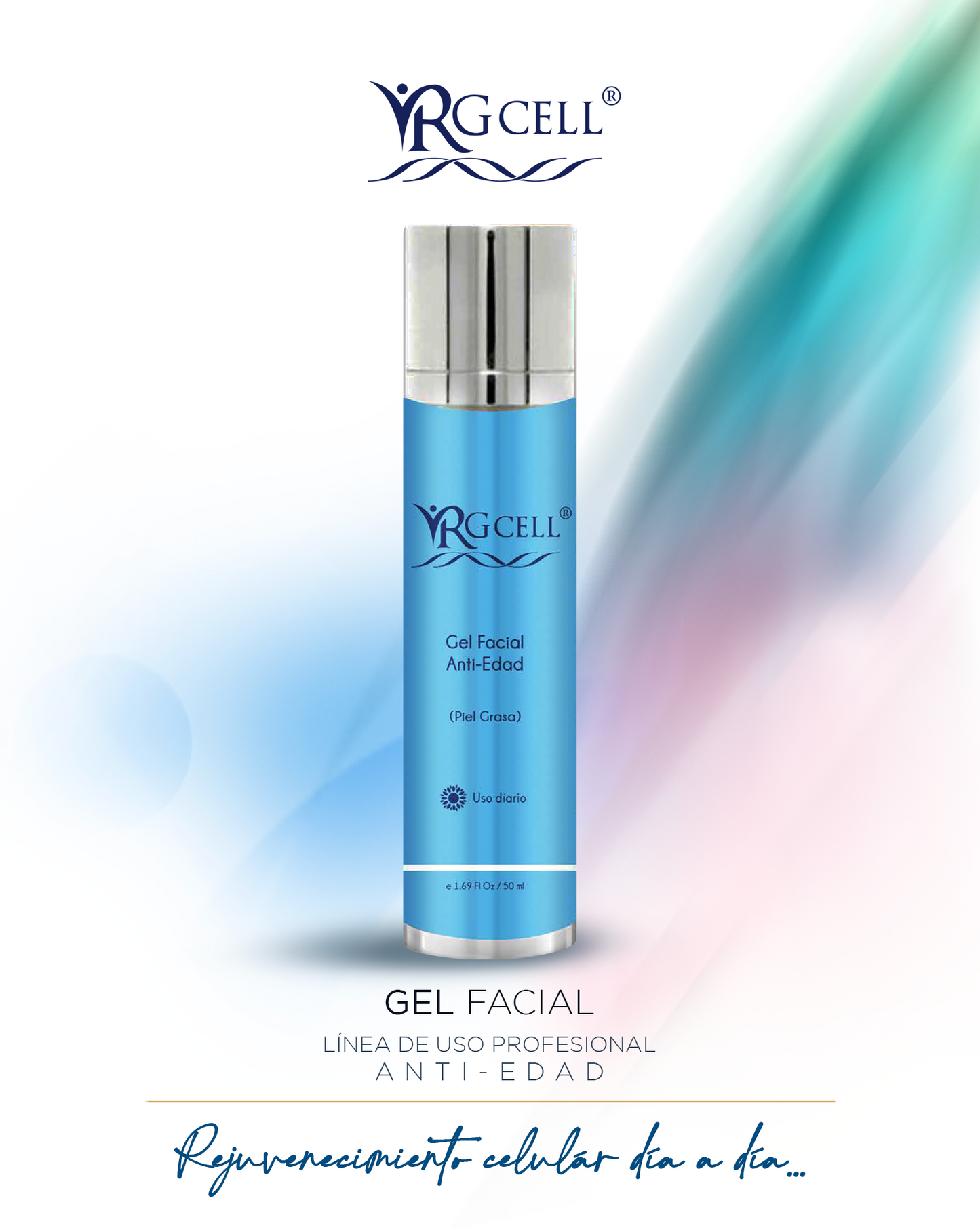 RGCELL® | Gel facial antiedad (Piel Grasa) -50ml