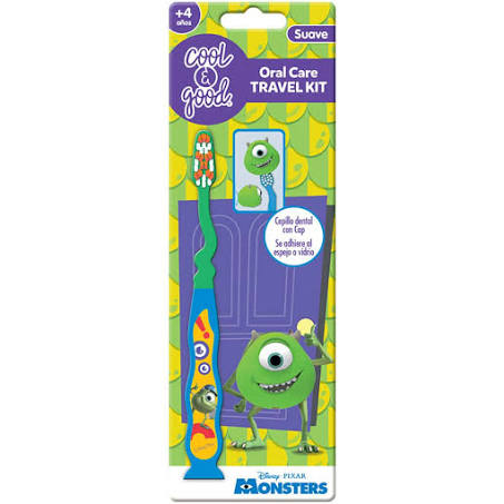Cepillo Dental Infantil Cool & Good Suave Mike Monsters 1 Pieza