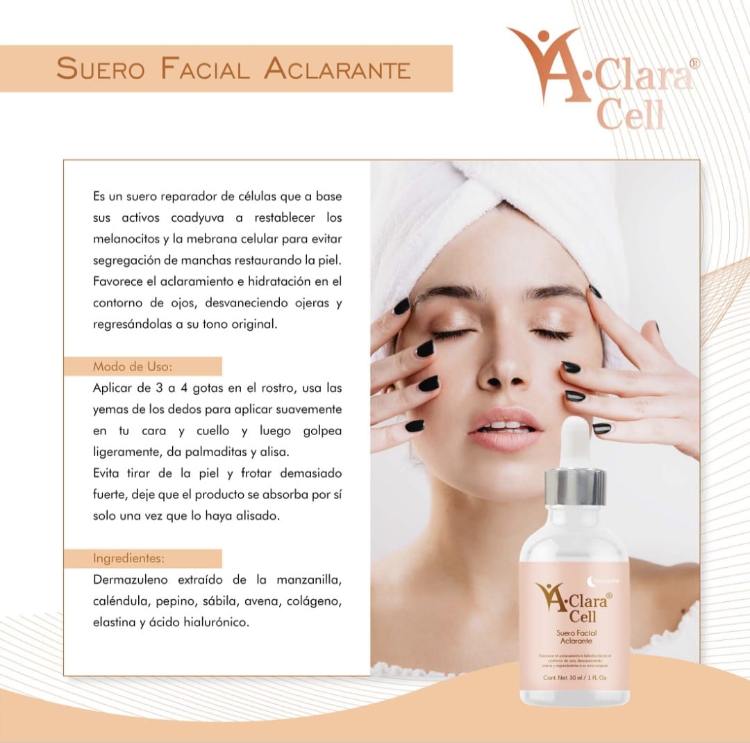 ACLARACELL | Suero Facial Aclarante - 30ml
